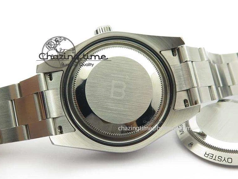 0414 Fashionable Milgauss 116400 GV JF 1:1 Green Sapphire Blue Dial On SS Bracelet A2824 V 3950